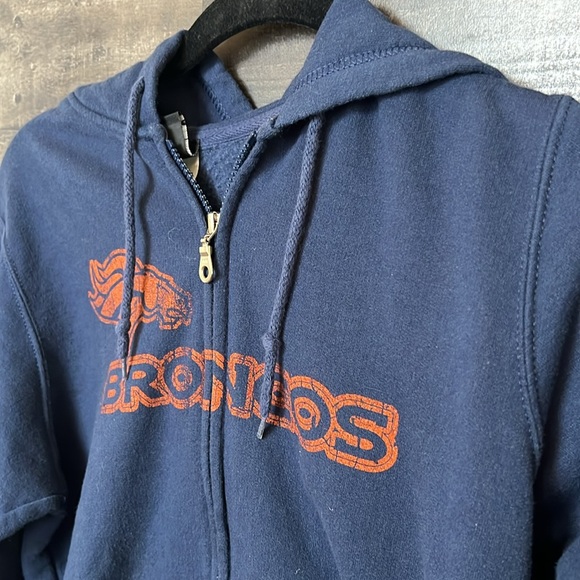 Denver Broncos Zip-Up Hoodie - Picture 2 of 4